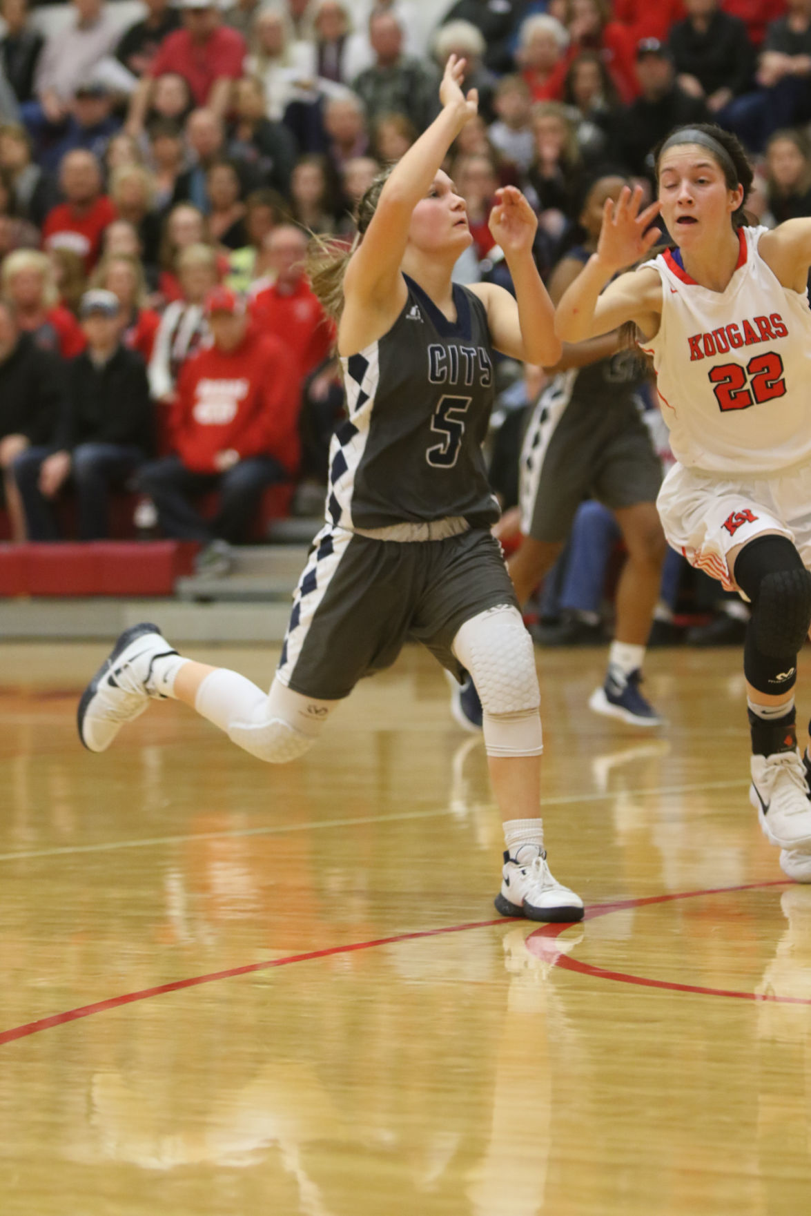 Gallery: Girls basketball sectional - Kankakee Valley vs Michigan City